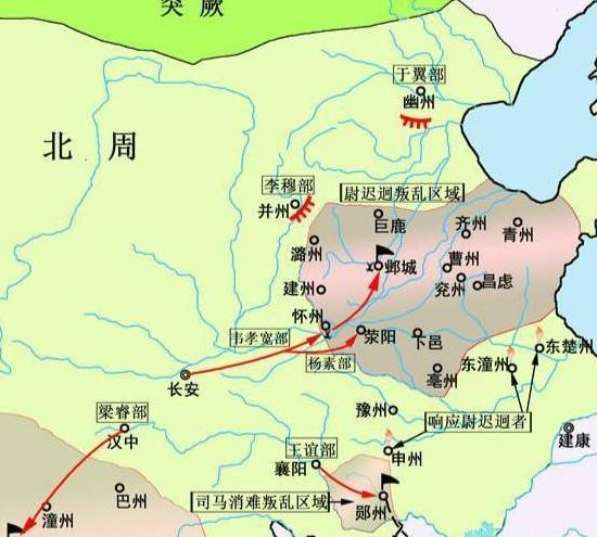 北周三方之乱:一代名将韦孝宽的谢幕之战,杨坚成为