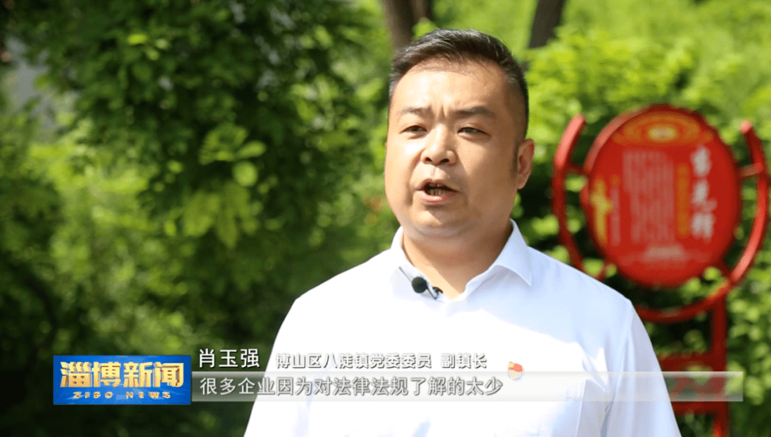 博山区八陡镇党委委员 副镇长 肖玉强:我们在检查企业时发现,很多企业