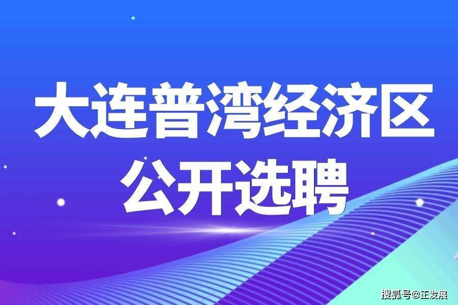 大连普湾经济区管委会领导班子副职公开选聘公告_金普_人员_岗位