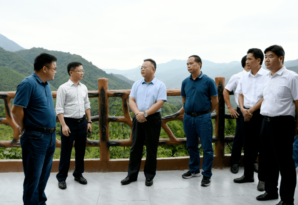 县长陈腾达到蓝钟镇调研温泉项目开发工作_建设_旅游_发展