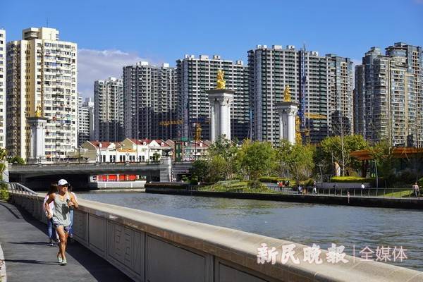 苏州河光复西路段武宁路桥西侧步道贯通_普陀区_画卷_内涵