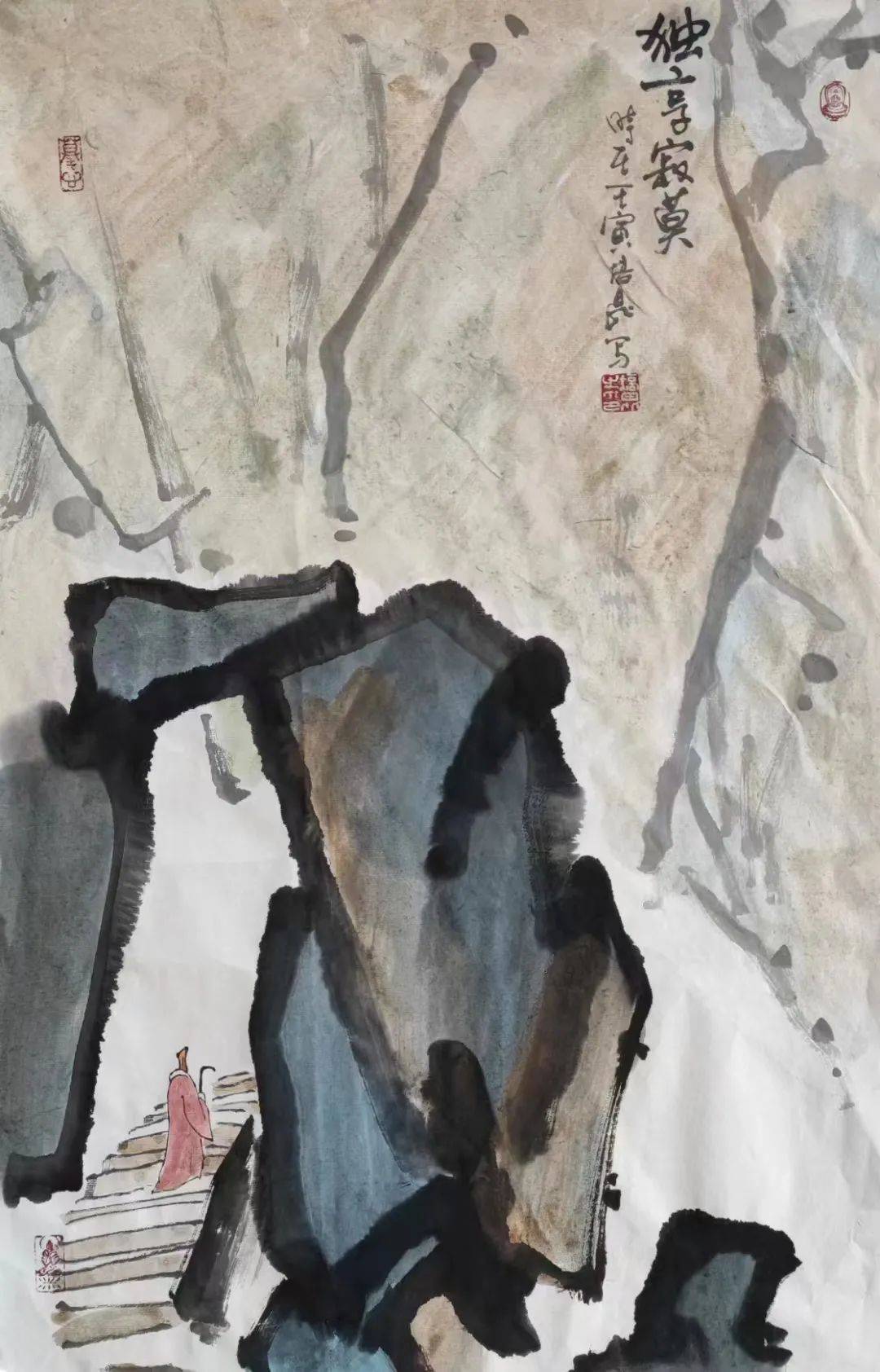 王培昆/2023卯兔迎新—当代中国画名家小品邀请展_作品_罗汉_状态