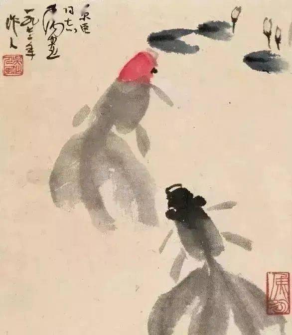 八雅轩丨【八雅轩在线】他是现代画坛画金鱼名家，他画金鱼生动逼真，堪称一绝！