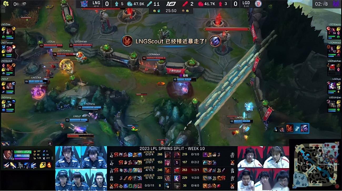 LOL-LPL：Scout妖姬化身“AD去量器”，LNG清洁利落2-0轻取LGD