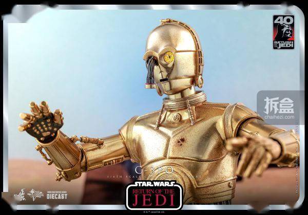 HOTTOYS 星球大战6 绝地归来 C-3PO 1/6合金可动听偶