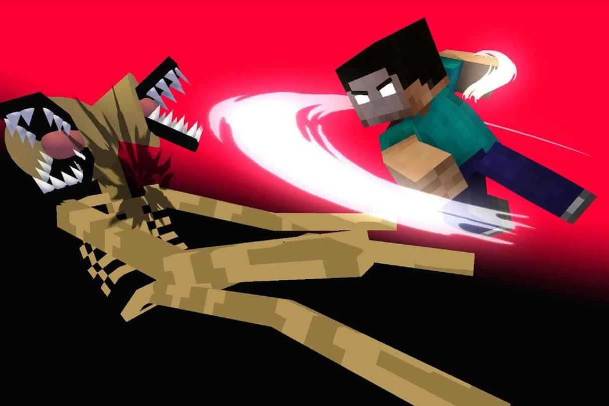 mc动画:怪物学校《英雄之战》,him再一次守护家园!