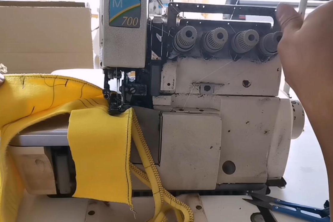 包缝机的入门基础操作线迹标准与调节方法