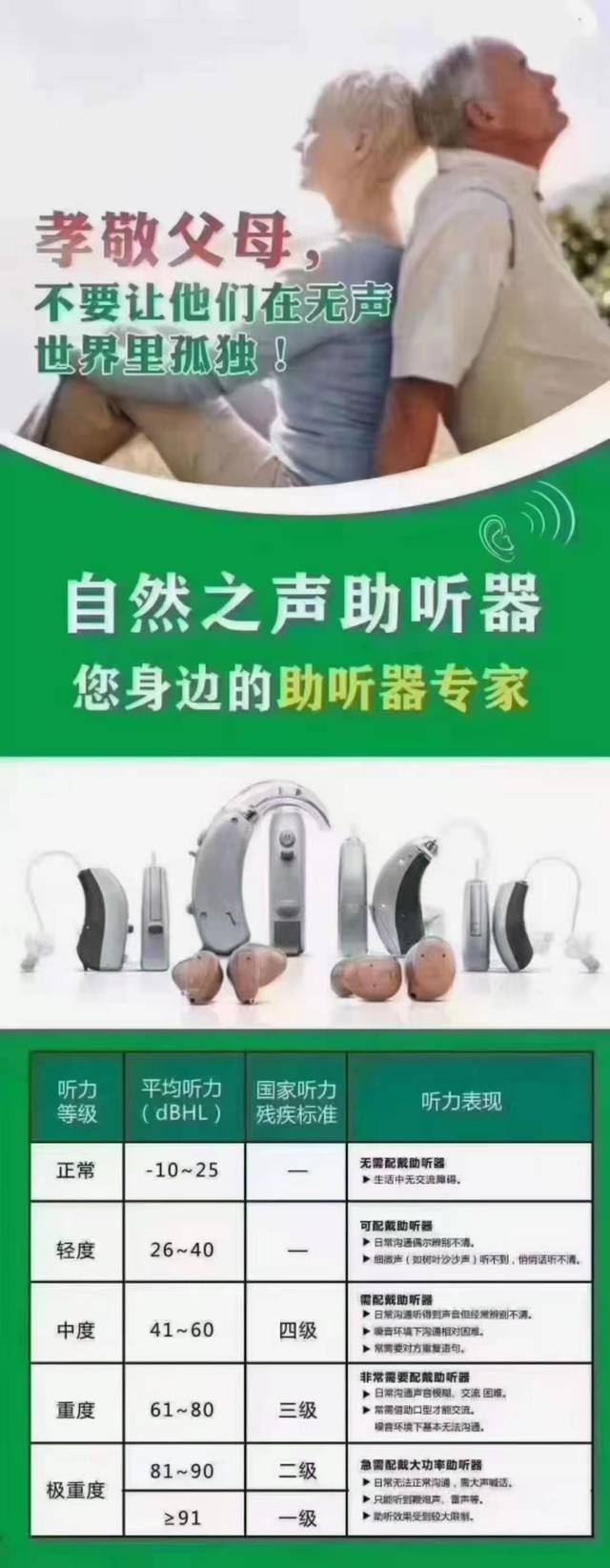 自然之声助听器盘龙店