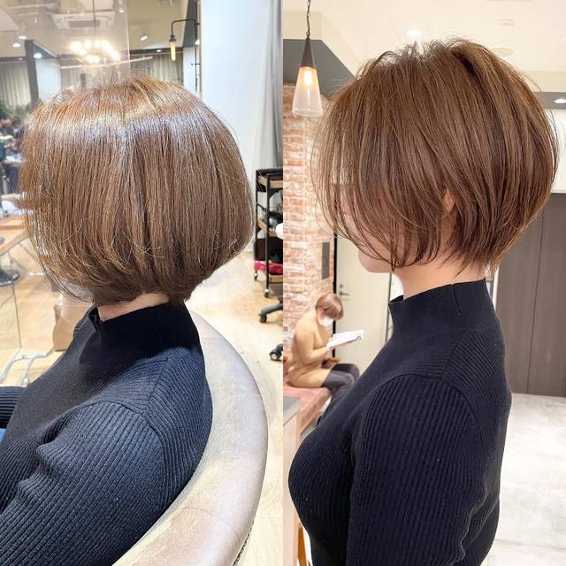 镜子发型的个人展示页