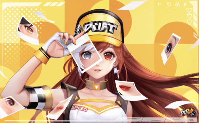 qq飞车手游的个人展示页