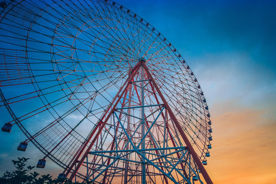 中国最大的摩天轮,不仅可以俯望赣江美景,还是个表白