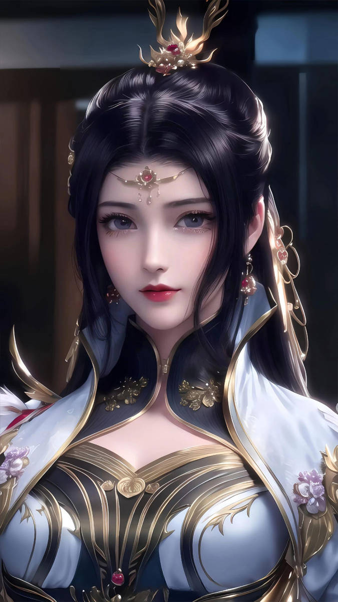 《斗破苍穹》夭夜公主AI手机壁纸:加刑天的曾孙女-搜狐大视野-搜狐新闻