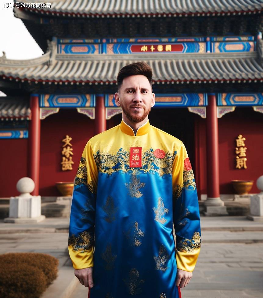 梅西穿龙袍你们觉得好看吗游玩故宫