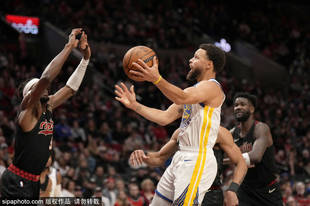 勇士胜开拓者 库里透支手感跌入冰点