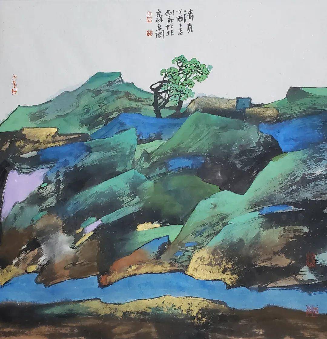 武剑飞写意重彩山水探微