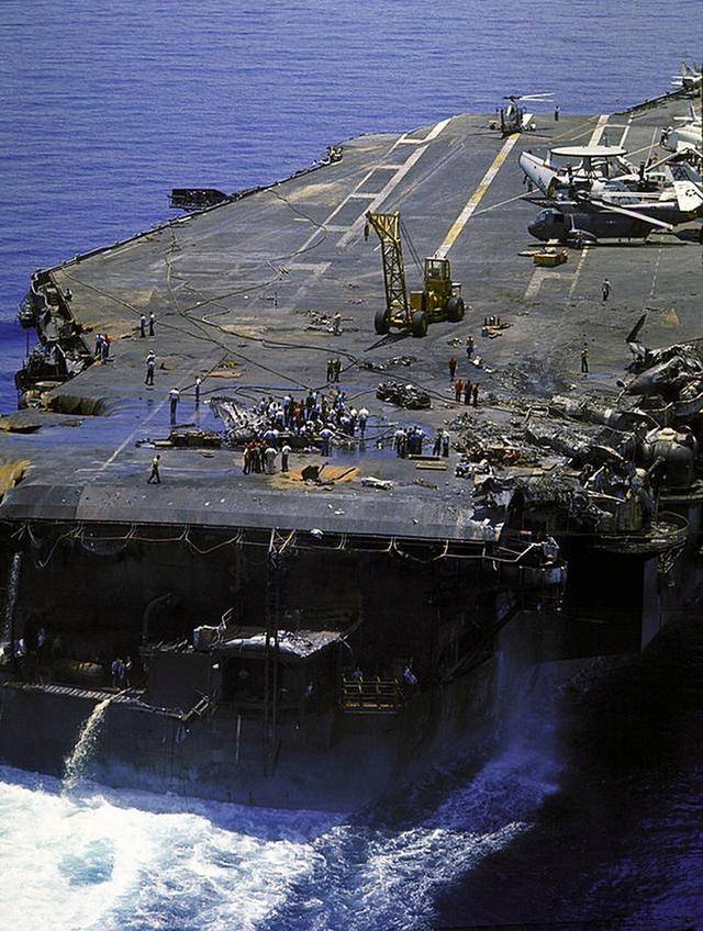 美国航母的几场大火灾,血与命的教训