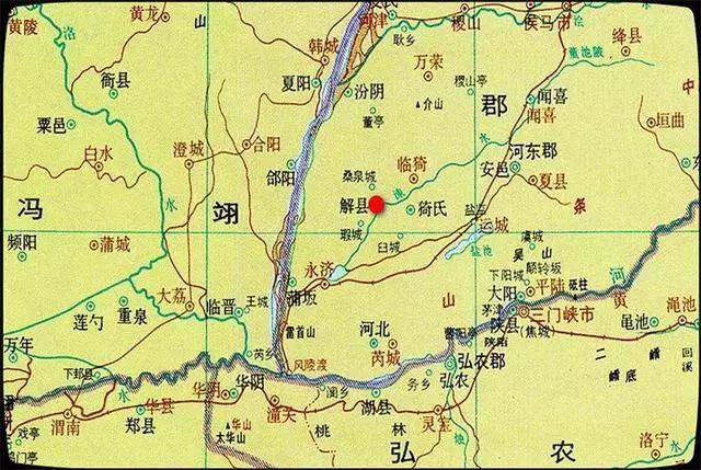 临猗县临晋镇地图图片