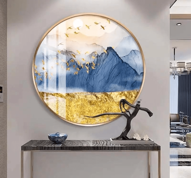 妙彩晶瓷画:装饰画风水,旺财旺运旺个人