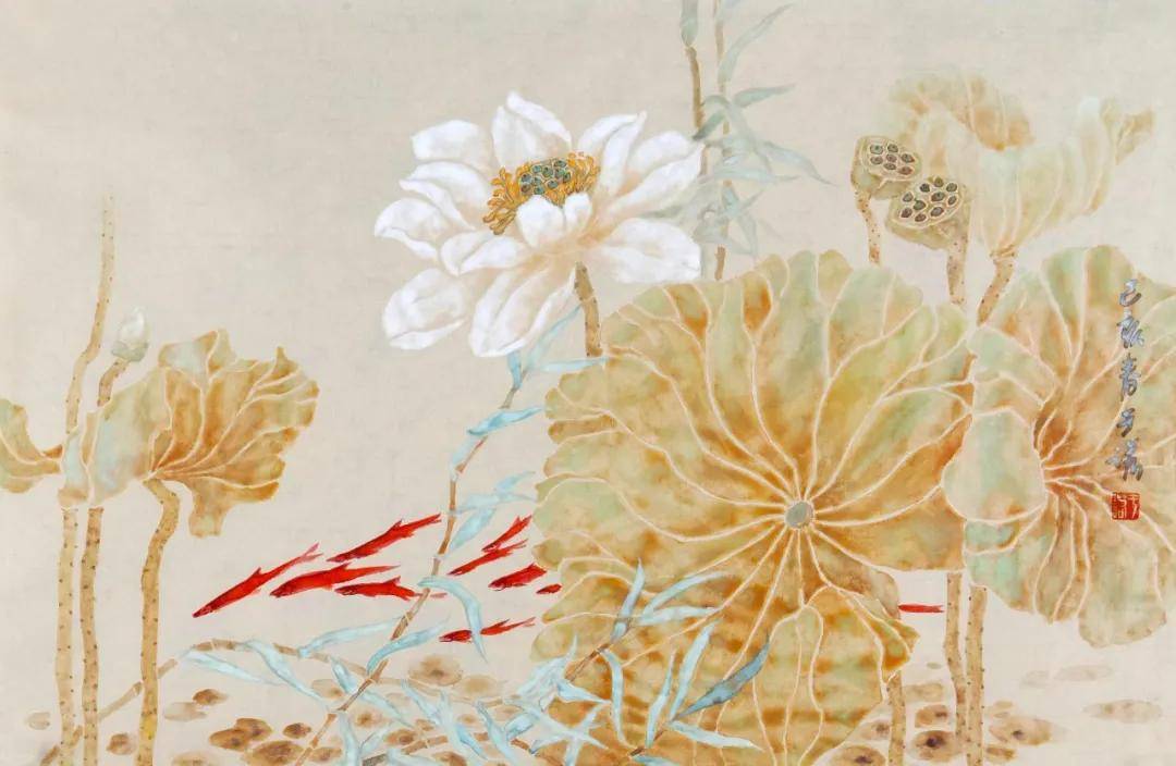 中国美协画家于诺女士作品本次线上展览集中展出于涌津,于诺笔下精品