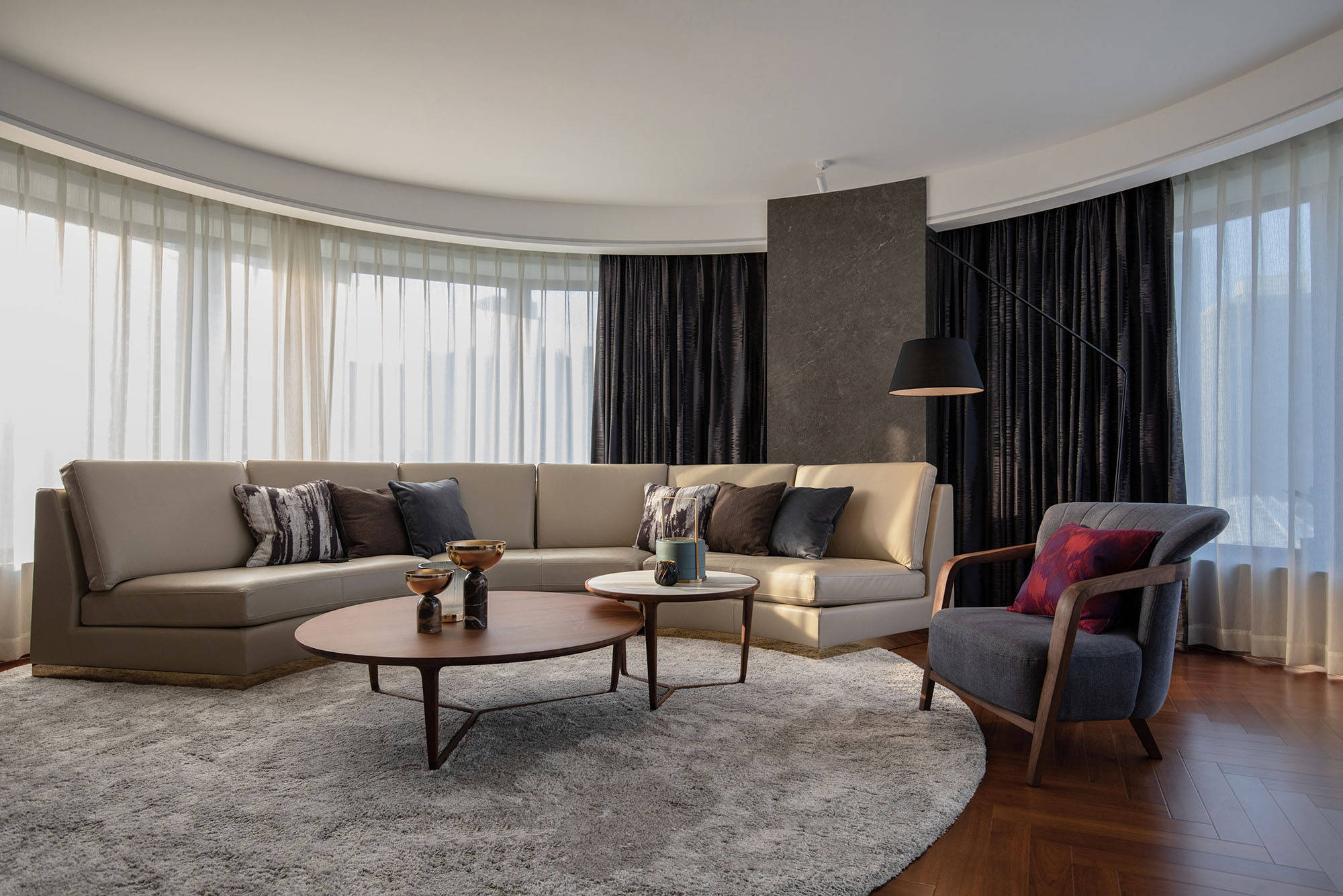 现代风格装修,让"家"这个空间也不乏精致的艺术之美!