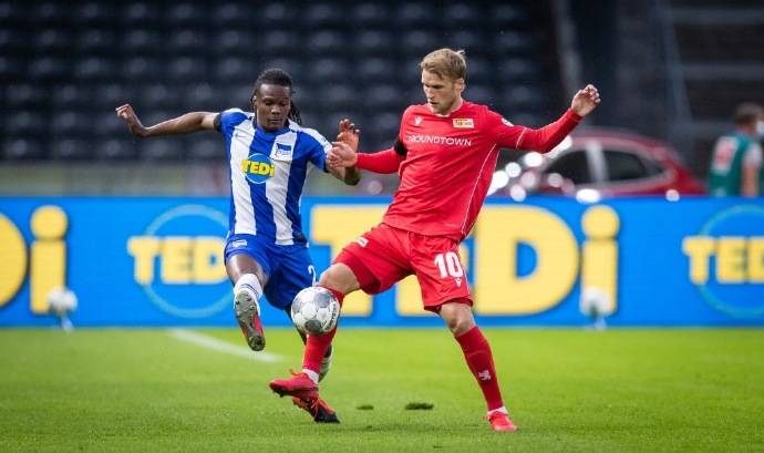 德甲最新积分榜战报柏林赫塔德比战4比0柏林联合升至第10名