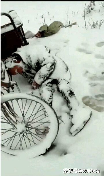 冬天冻死人图片