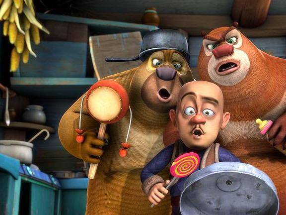 熊出没:熊大熊二暴露动物本性,光头强选择休战,最终成为朋友