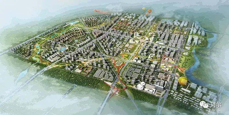 珂尔这里将成为郑州航空城西翼核心超大用地规划公示