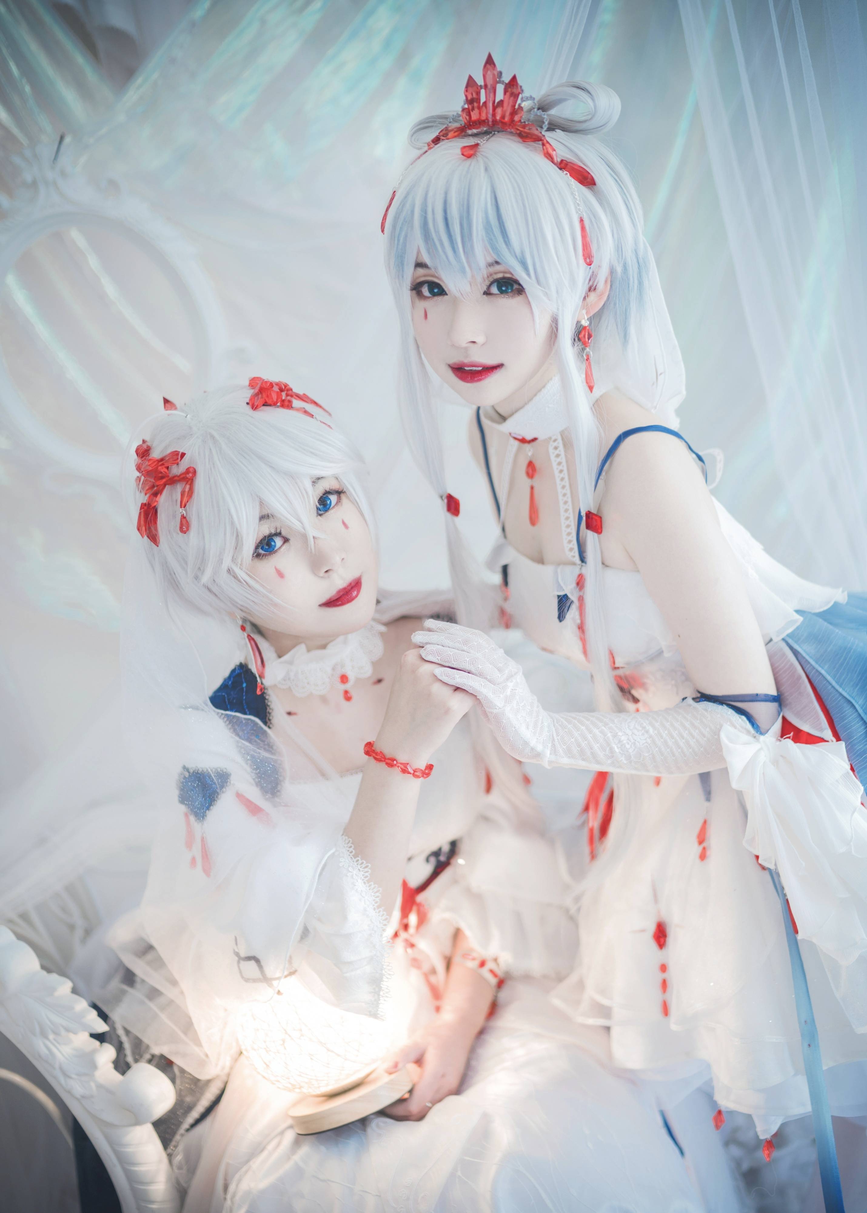 cos南北组言和洛天依红雨冠