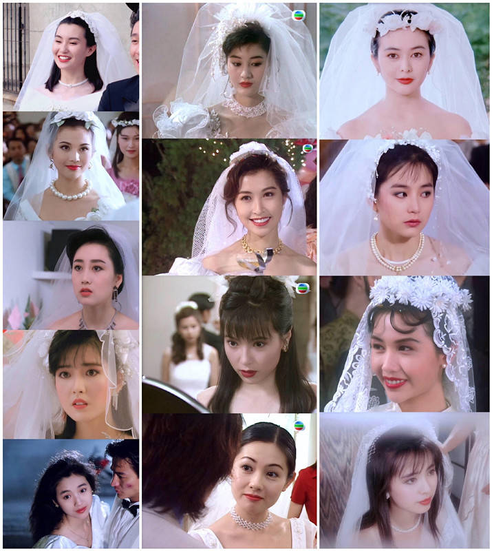 经典怀旧:90年代香港女星婚纱汇总,她们都曾惊艳了时光