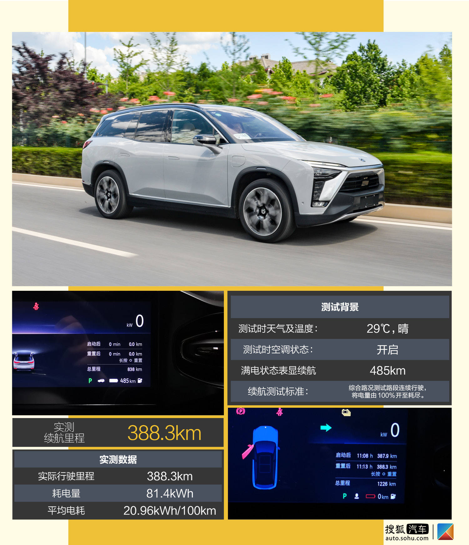 原创成功消除痛点的一次升级 深度测试2020款蔚来es8 485km版