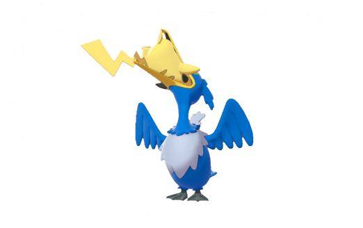 《宝可梦》图鉴845:喜欢把猎物叼在嘴里的精灵——古月鸟
