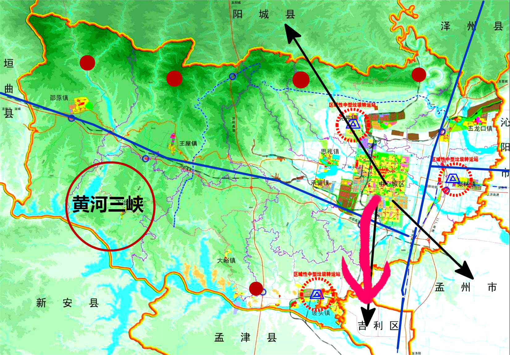 最後,濟源旅遊資源也還是非常多:王屋山風,五龍口景區,濟源濟瀆廟