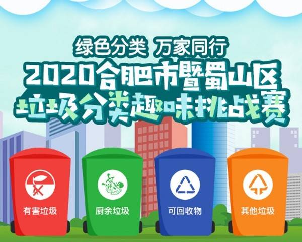 2020年合肥市暨蜀山区垃圾分类知识挑战赛圆满收官