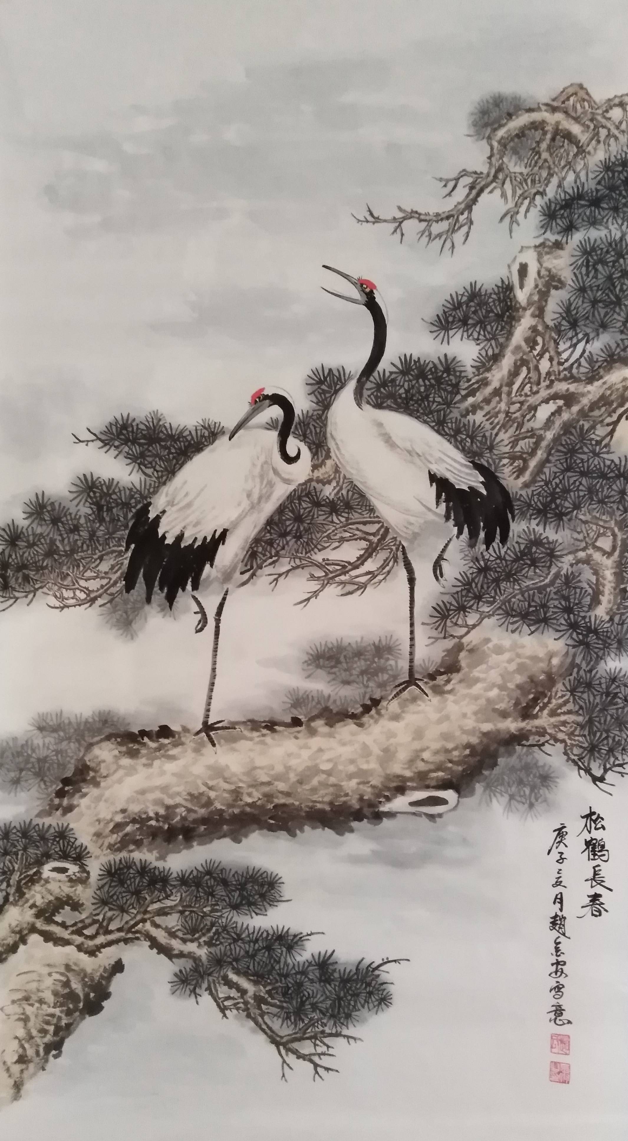 原创赵金安:花鸟绘吉祥,将中国传统审美与绘画完美融合