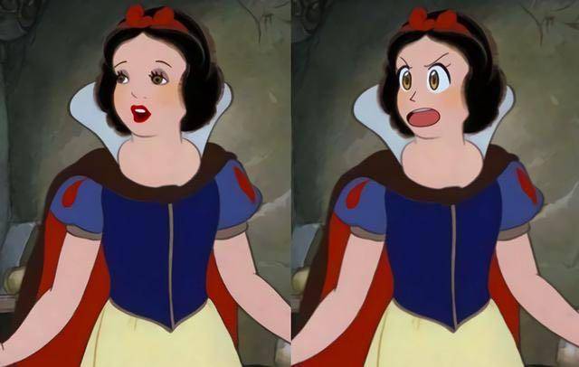 迪士尼公主的丑照图片