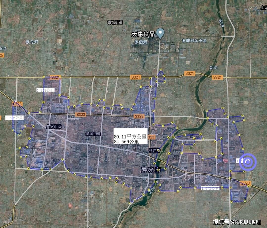 原创潍坊市建成区面积排名最大是奎文区最小是昌邑市了解一下