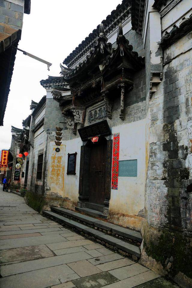 原创浙西南锁钥甘八都镇黑白灰民居古朴淡雅