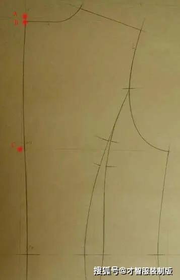 服装制版教程袖窿深大小定位