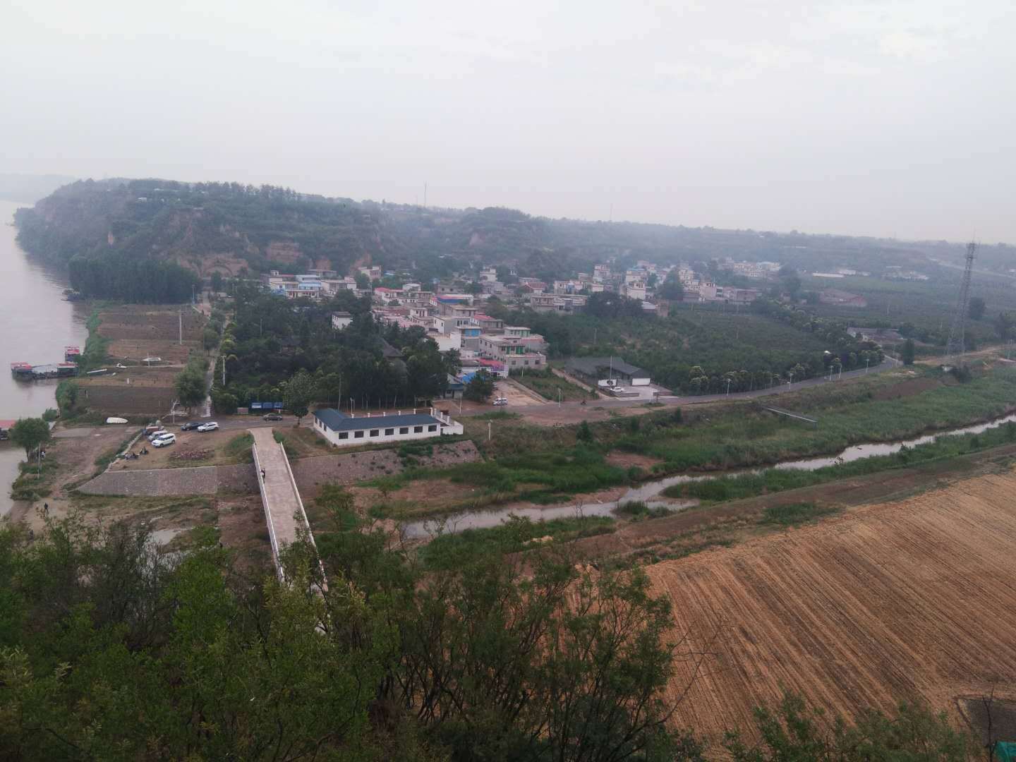 雨中徒步从虎牢关到成皋故城再到玉门古渡