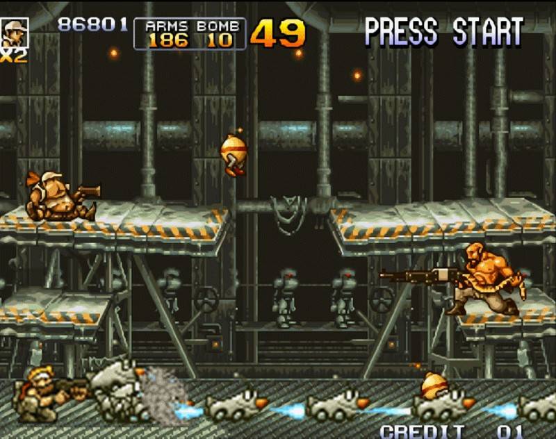 街机游戏《合金弹头》其实一直有一个骗局,隐藏了20多年_子弹