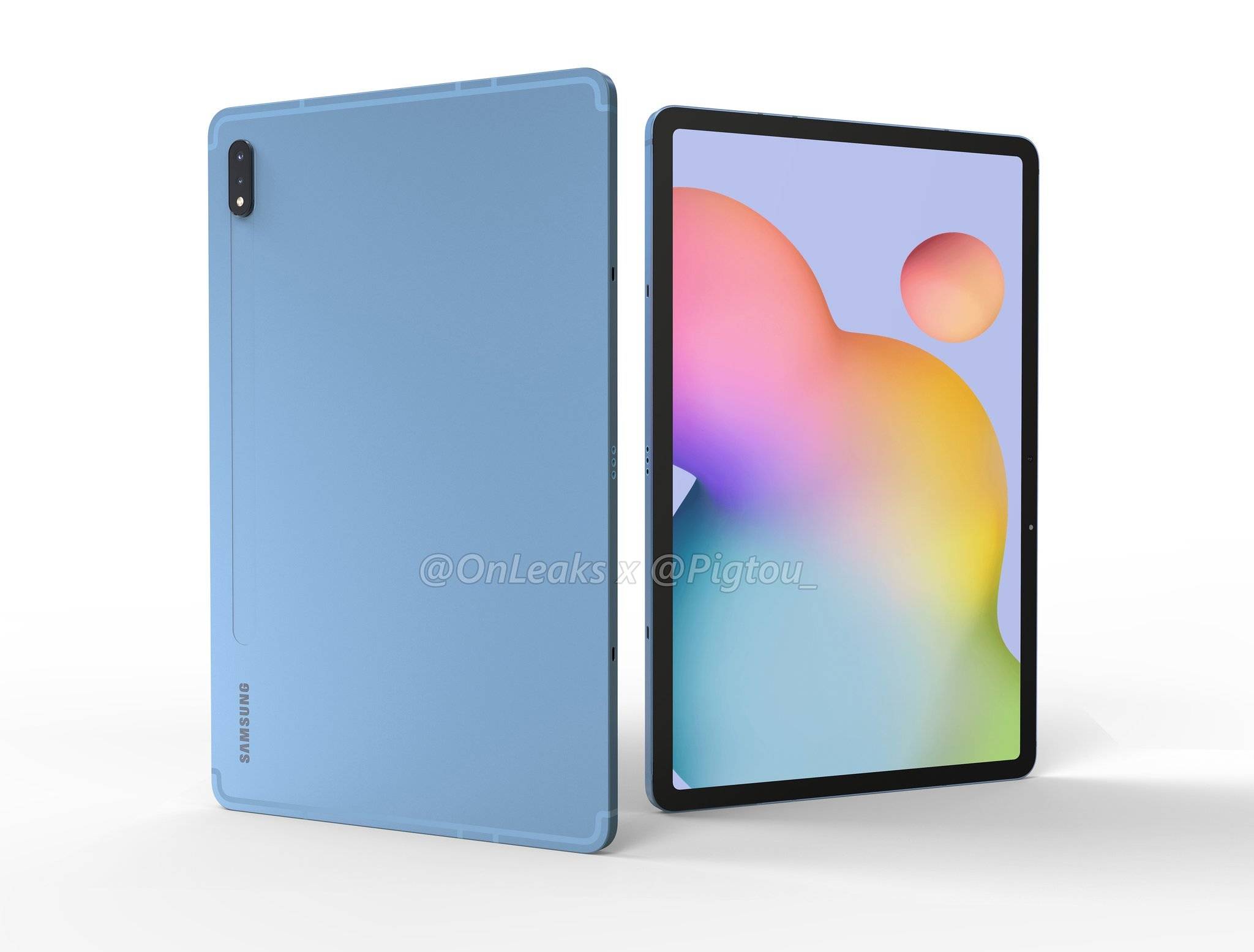 11英寸的galaxy tab s7将配备7760mah的电池,比galaxy tab s6的电池大