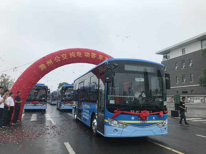 助力文明城市建设,30辆安凯g9纯电动客车驶入滁州