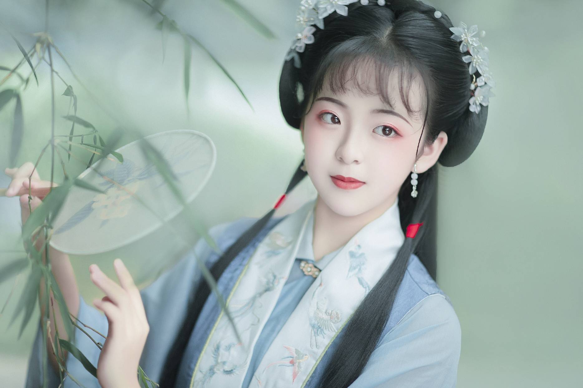 娇花照水汉服姐姐,似泣非泣含露目,黛玉你怎么从书里出来了