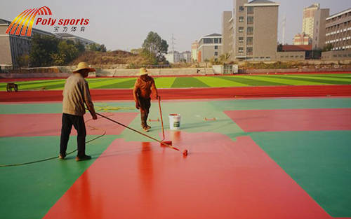 篮球场面漆刷漆注意事项