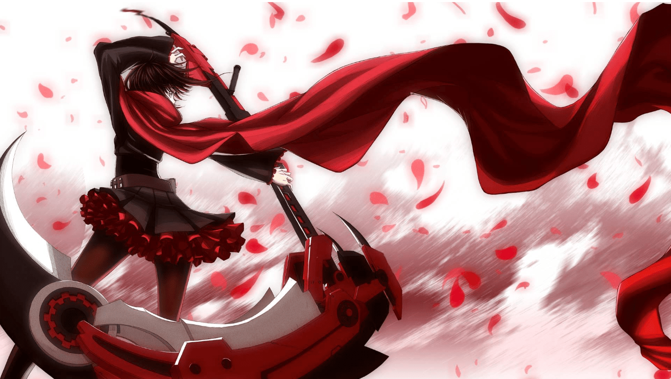 top   新月玫瑰---(出自《rwby》女主角ruby的武器)