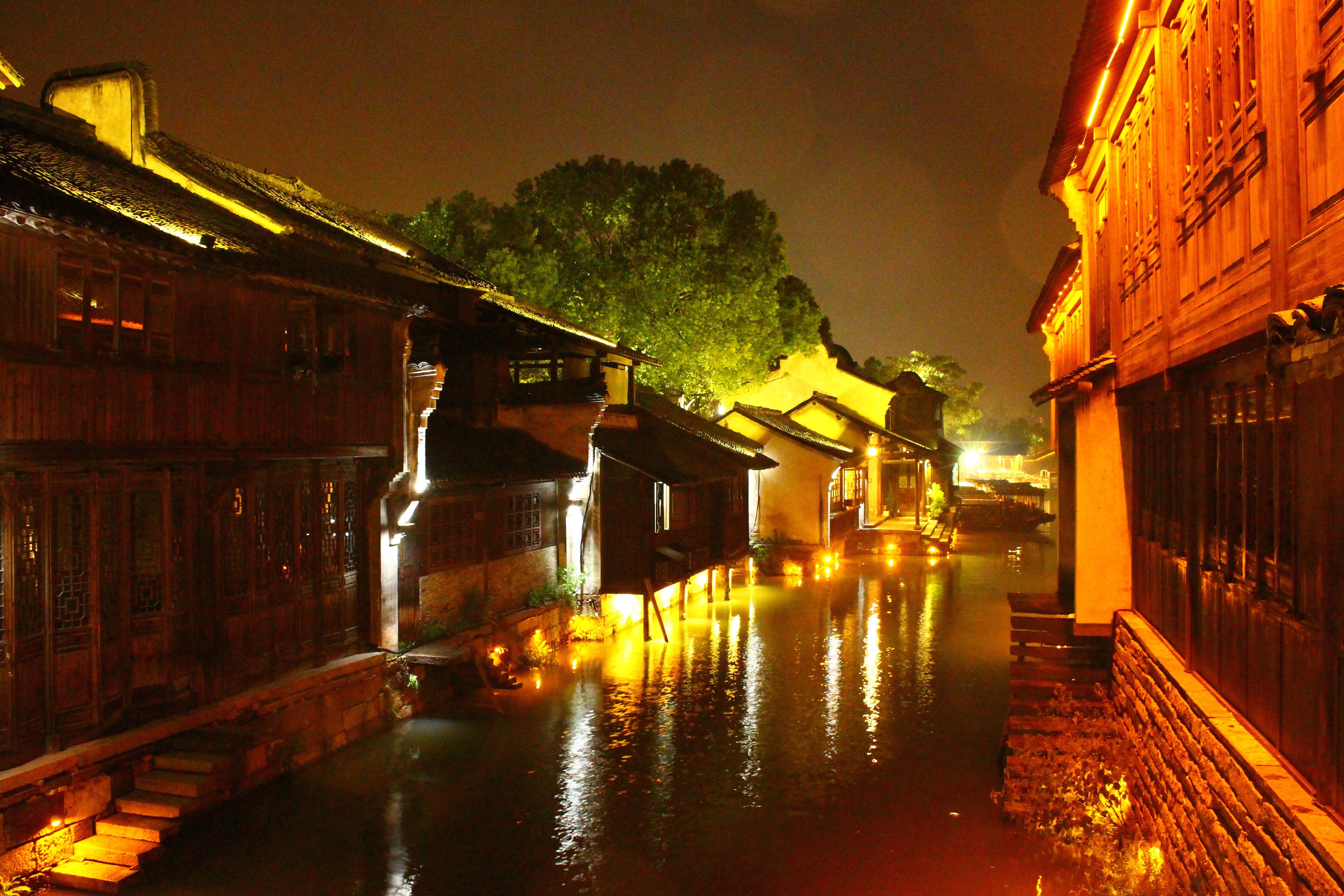 乌镇西栅夜景