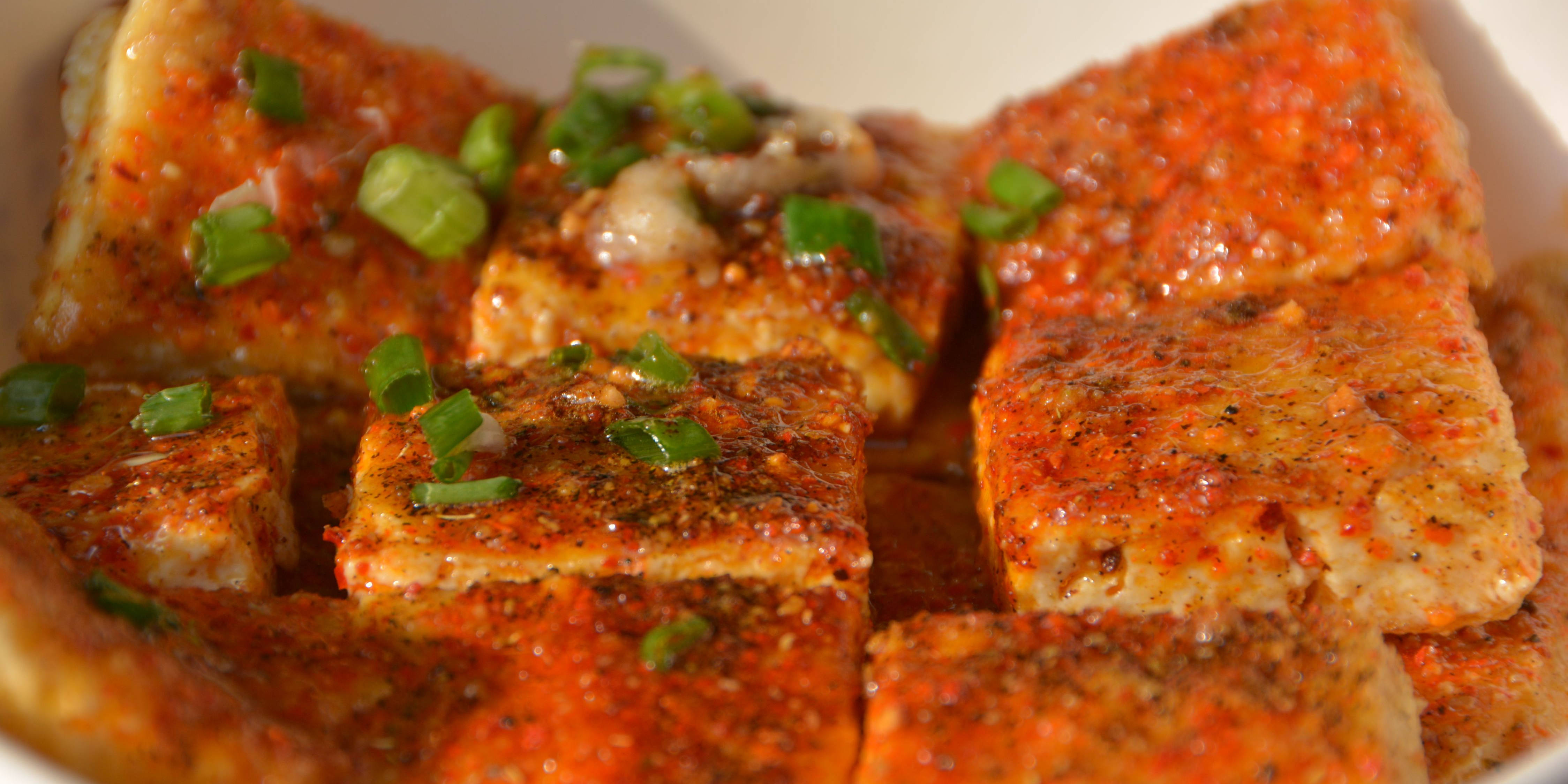 老相食厨房拒绝高油高脂肪空气炸锅做的包浆豆腐一口爱上