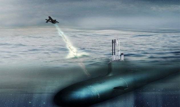 潜艇发射无人机