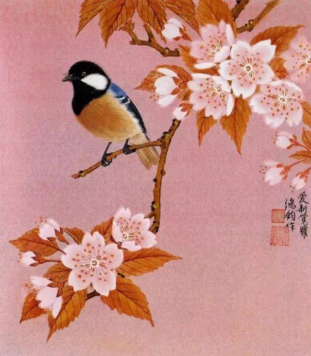 金鸿钧工笔重彩花鸟,传统和现代的结合!